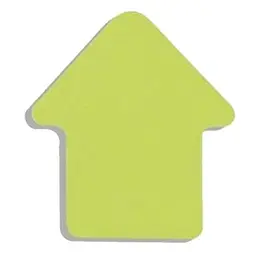 Папір для нотаток Buromax with adhesive layer "Arrow", 50 sheets, NEON colors mix (BM.2366-99)