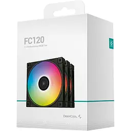 Комплект корпусних вентиляторів Deepcool FC120 3in1 Black (R-FC120-BKAMN3-G-1) [168392] - мініатюра 10