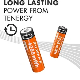 Акумулятори пальчикові AA з входом USB Type-C 4255mWh 1.5V акумуляторні батареї з роз'ємом для заряджання Pujimax 8шт з кабелем - мініатюра 11