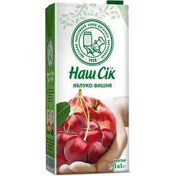 Нектар Наш Сік яблучно-вишневий 1.93 л