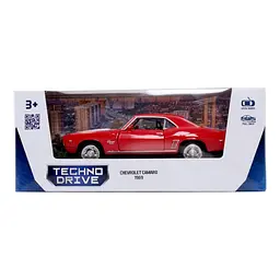 Автомодель – Chevrolet Camaro 1969 (красный) - миниатюра 2