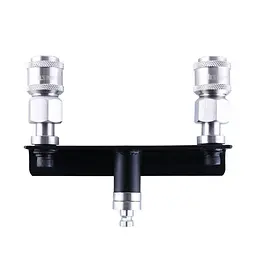 Подвійний коннектор для секс-машин Hismith Quick Connector Adapter with Double Head система KlicLok - мініатюра 2