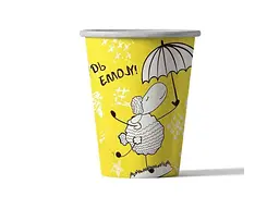 Стакан EMOJI CUP 340 мл паперовий мікс (1уп/50шт)