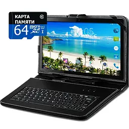 Планшет-телефон Hoozo MT116 2GB RAM Black + Чохол-клавіатура + Карта пам'яті 64GB - мініатюра 2