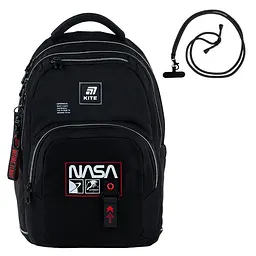 Рюкзак Kite Education teens Nasa 1 відділення 1 кишеня №NS25-903L