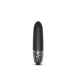 Вібратор Mystim Sleak Freak Black Edition Міні- з електростимуляцією та програмою тренування тазового дна, 14.5х3.6 см чорний