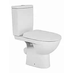 Унітаз-компакт Kolo Status 2396050UA з кришкою Duraplast, Білий