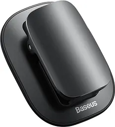 Автотримач для окулярів Baseus Platinum Vehicle Eyewear Clip Paste Type black (ACYJN-A01) - мініатюра 3