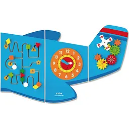 Бізіборд Viga Toys Літак (50673FSC) - мініатюра 3