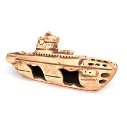 Грот керамічний Aqua Nova крах підводного човна 25x11x8 см (N-22026) - мініатюра 3
