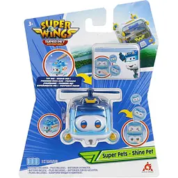 Ігрова фігурка Super Wings Super Pet Шайн улюбленець зі світловими ефектами (EU770420) - мініатюра 3