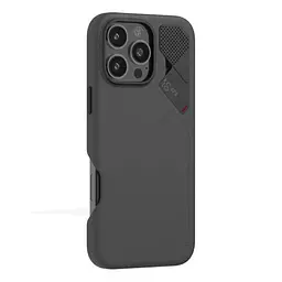Чохол з екошкіри Aulumu A16 Vegan Leather Case Black для iPhone 16 Pro Max - мініатюра 3