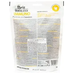 Ласощі для собак Brit Dental Stick Immuno для міцного імунітету, пробіотики та кориця 7 шт. 251 г - мініатюра 3