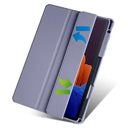 Чохол TPUCristal SlimTPU Spen holder Samsung Galaxy Tab S9/S9 Fe Фіолетовий - мініатюра 2
