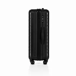 Валіза з поліпропілену Fashion 131 середня 62л чорна (131-M-Black) - мініатюра 3