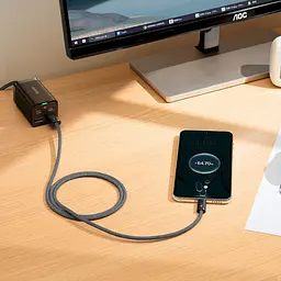Кабель Baseus Dynamic Series Fast Charging Cable USB to Type-C 100W 1m CALD000616 Gray - мініатюра 9