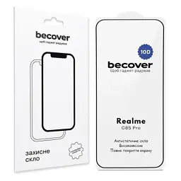 Скло захисне BeCover 10D Realme C85 Pro Black (715705)
