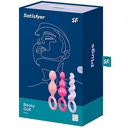 Набір анальних пробок Satisfyer Plugs Booty Call, 3 шт, Різнокольоровий - мініатюра 10