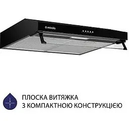 Витяжка пласка Minola HPL 617 BL - мініатюра 2