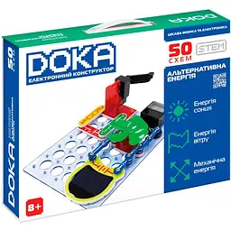 Електронний конструктор Альтернативна енергія Doka D70711 50 схем