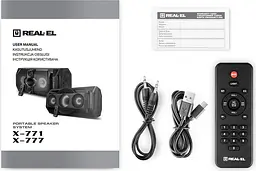 Акустика REAL-EL X-777 Black [82795] - мініатюра 12