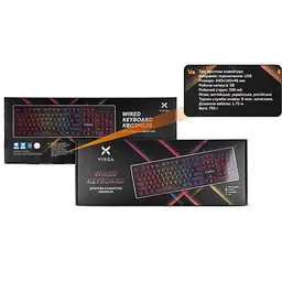 Клавіатура Vinga KBGSM120 Black (KBGSM120 Black) - мініатюра 6