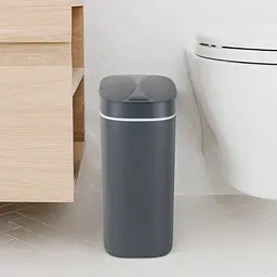 Відро для сміття сенсорне овальне Mixxus Flat-TC0109 9 л graphite MI7075, Графит - мініатюра 8
