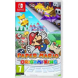 Ігрова консоль Nintendo Switch Neon Blue-Red Upgraded version + Гра Paper Mario: The Origami King - мініатюра 6