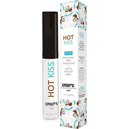 Блиск для губ Exsens Hot Kiss Кокос зі зігріваючим ефектом 7.4 мл