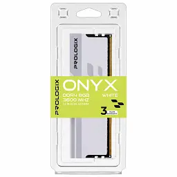 Модуль пам'яті для комп'ютера DDR4 8GB 3600 MHz Onyx White Prologix (PRO8GB3600YW4) - мініатюра 4