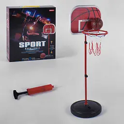 Баскетбольне кільце A-toys на стійці 116 см з м'ячем і насосом YF8808
