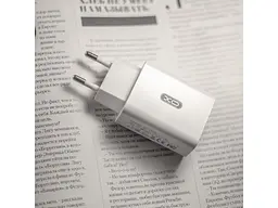 Зарядний пристрій XO L36 18 W/1USB + microUSB White - мініатюра 3
