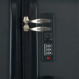 Валіза Semi Line 24 дюйми (M) 67 л ABS-пластик розширення 20% 4 колеса код. замок Black - мініатюра 7