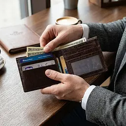 Цікаве чоловіче портмоне з натуральної фактурної шкіри Canpellini 21785 коричневе - мініатюра 2