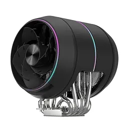 Zalman Процесорний кулер Zalman ZET5, ARGB LGA 1851, 1700, 1200, 115x, AM5, AM4, 4pin PWM, 3pin+5VARGB, TDP200W, чорний - мініатюра 2