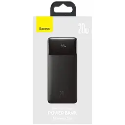 Зовнішній акумулятор Baseus Bipow Digital Display 20000mAh 20w (PPBD050501) чорний - мініатюра 4