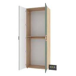 Шафа для одягу з двома штангами С-7.4 Дуб крафт/Камуфляж Idea - мініатюра 4