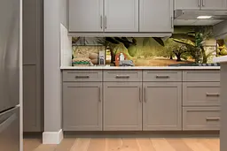 Кухонний фартух Оливковий гай для кухні наклейка ПВХ оливки маслини Зелений 65х250 см Happy Pocket Z180453 - мініатюра 6