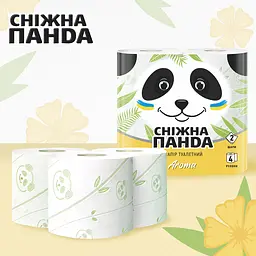 Двошаровий туалетний папір Сніжна Панда Арома, 4 рулони - мініатюра 6