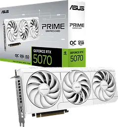 Відеокарта GeForce RTX 5070 12GB Asus Prime OC White (PRIME-RTX5070-O12G-WHITE) - мініатюра 3