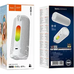 Портативна акустика Hoco HC50 Advantage White Snow [171077] - мініатюра 5