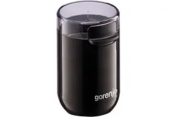 Кавомолка роторна Gorenje 150Вт, об'єм зерен-45г, пластик/метал, чорний - мініатюра 3