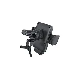 Автотримач XO WX041 Dual Arm Air Outlet 15W Wireless Charger Сірий - мініатюра 3