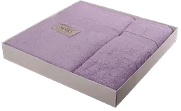 Набір рушників Soho 50х90 + 70х140см Abba Lilac pbe0050740 - мініатюра 3