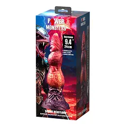 Фентезійний фалоімітатор Power Monsters Savage Beastlord, 24 см - мініатюра 7