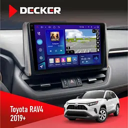 Штатна магнітола Toyota RAV4 2019+ Decker D10-009 4x64, DSP, 4G, 2k Decker (НФ-00008434)