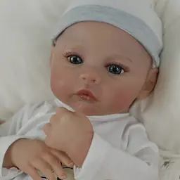Силіконова колекційна лялька реборн reborn анатомічний новонароджений хлопчик пупс стюарт Reborn Dolls det0018845 - мініатюра 3