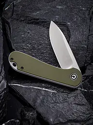 Ніж складаний кишеньковий Civivi Elementum, (7.5 см) D2/G10 оливковий - мініатюра 3