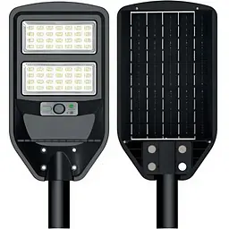 Світильник вуличний консольний Horoz Electric на сонячній батареї з датчиком руху LED Grand PRO-100