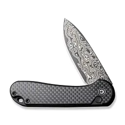 Ніж Civivi Button Lock Elementum II Damascus Carbon (C18062PB-DS1) - мініатюра 3